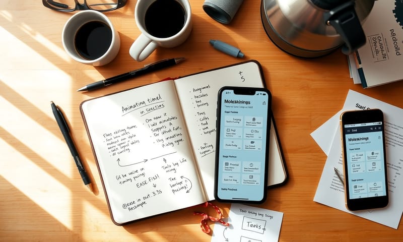 愉悅感設計的背後，是無數次的草圖、測試與修改。