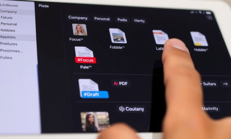 實際操作：用標籤來賦予檔案不同的「狀態」。