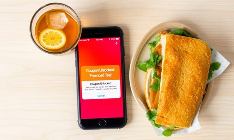 透過爬梯獲得的校園餐廳獎勵