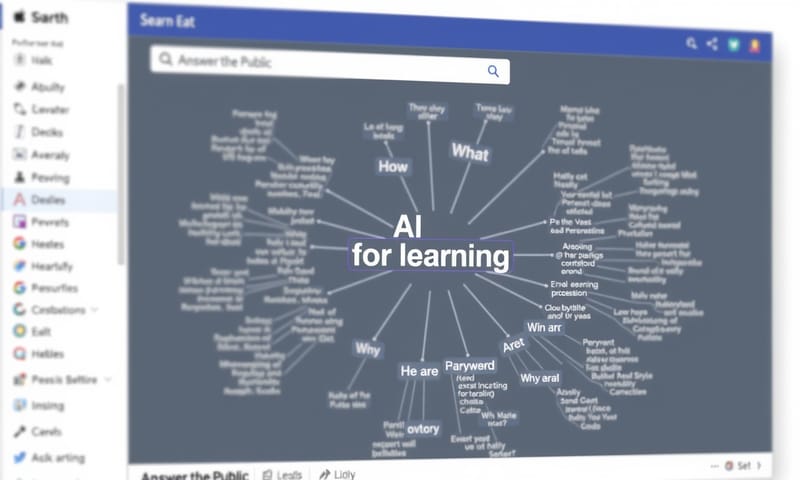 用 Answer the Public 挖掘使用者真實問題