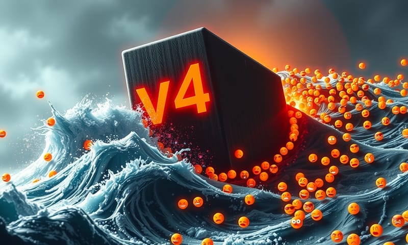 Digg v4 上線後，社群的反彈就像這樣，排山倒海而來，直接摧毀了官方的「美好藍圖」。