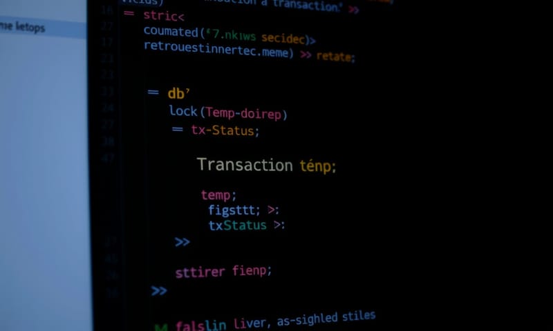 Go 程式碼中的 Transaction 結構