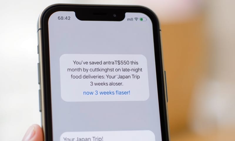 理想中的 AI 理財 App 會給予正向鼓勵，而非只是警告