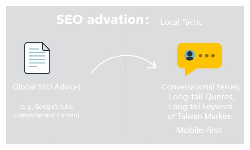 通用 SEO 策略與在地化微調的對比