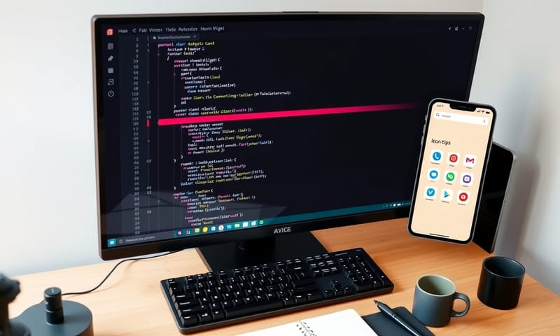 在編輯器中實際使用 Icon Widget