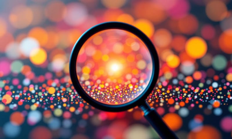 從廣泛市場中，精準鎖定一個微型利基的過程示意。