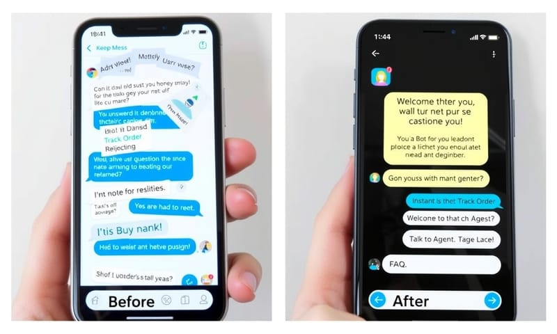 優化前後的客服對話體驗對比