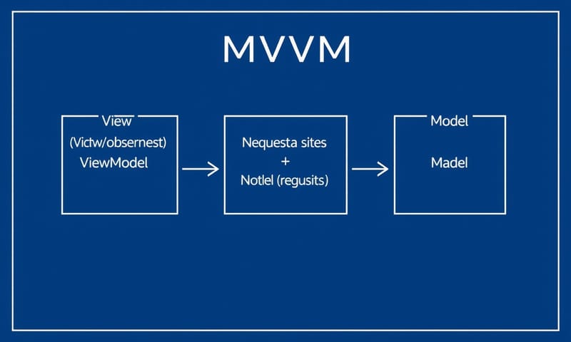 一個清晰的 App 架構藍圖，定義了數據、邏輯和 UI 之間的互動規則。