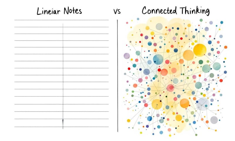 思維流動的兩種模式對比