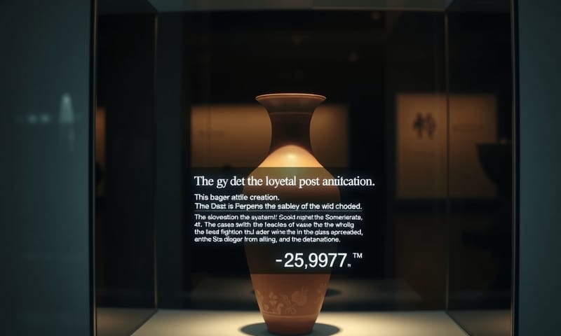 博物館中的透明顯示器應用，呈現更豐富的展覽資訊